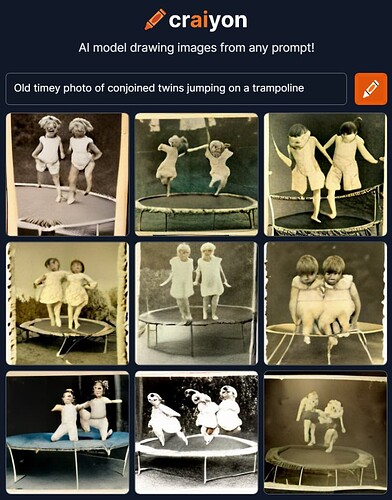 craiyon_223835_Old_timey_photo_of_conjoined_twins_jumping_on_a_trampoline