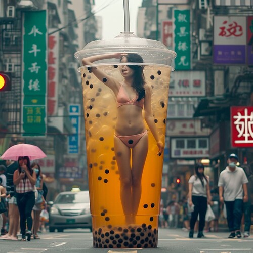 kurupted1_photo._a_transparent_cup_of_fruit_tea_with_boba._cup__e4c6266e-3729-452c-857d-8cf0fc13cf1b