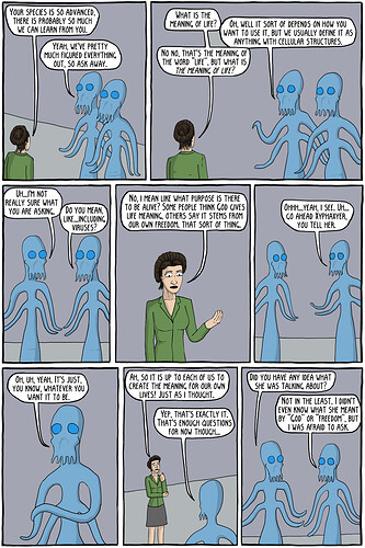 alien meaning of life