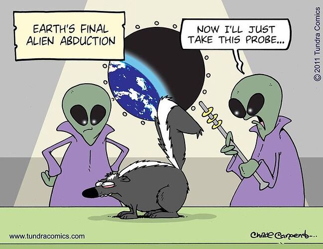 alien probe skunk
