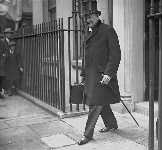 churchill walking