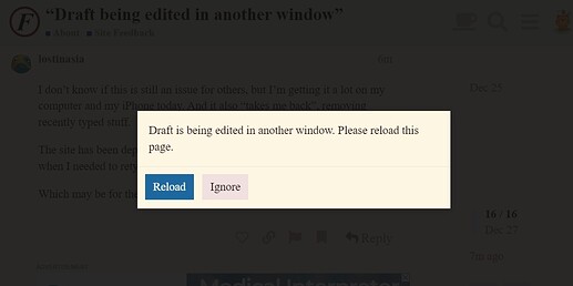 draft is being edited