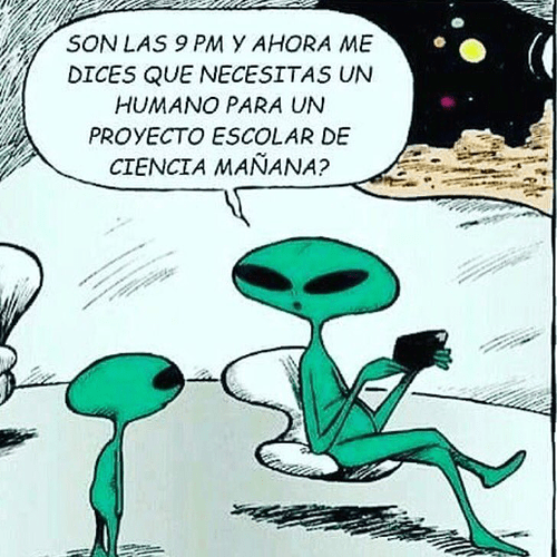 alien science project spanish