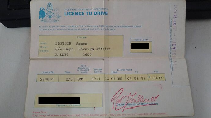 ACT LICENSE