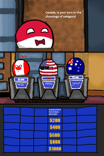 countryball Jeopardy Canada US UK indigenous