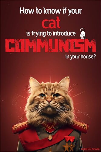 how to know if your cat is trying to introduce communism in your house 71G4oTCIr7L.SL1500