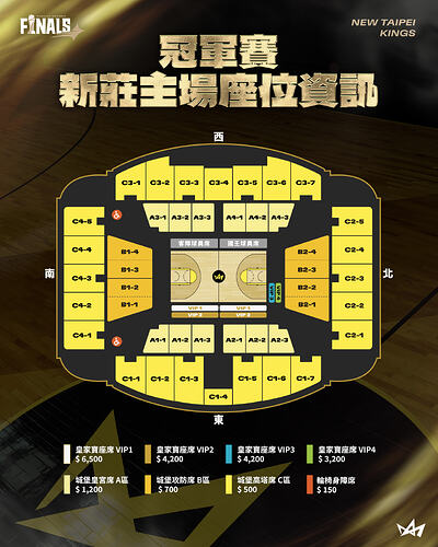 Ticket Prices at Xinzhuang Gymnasium