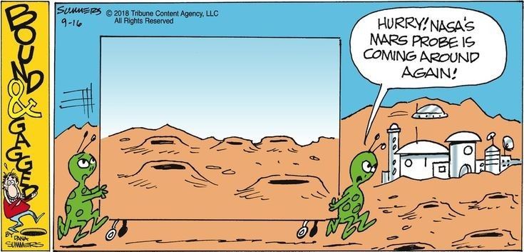 alien NASA probe landscape