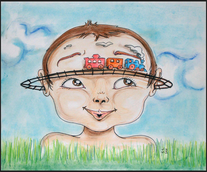 one track mind cartoon